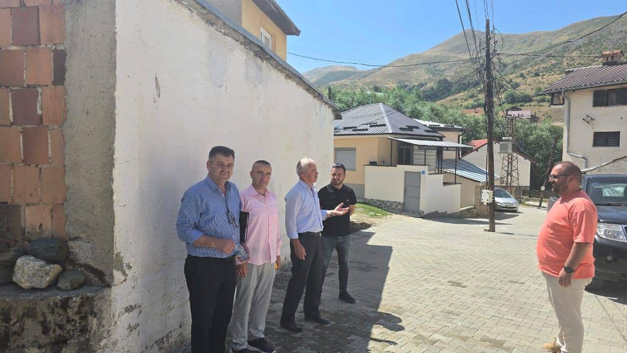 Inspekcijska poseta završetku radova u selu Brod i na putu Zlipotok–Brod